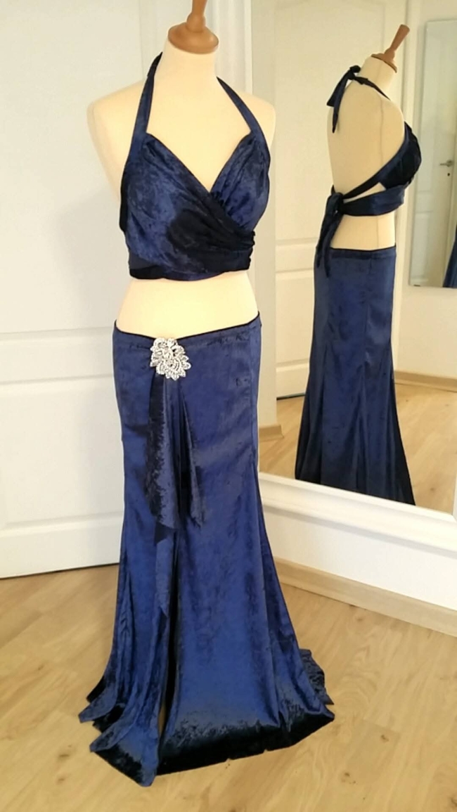 Costume velours jupe sirène et top magique
